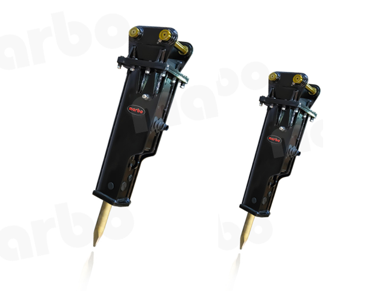 Excavator breaker hammers