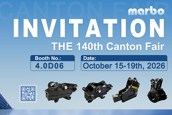 Maibo Machinery to Exhibit Excavator Attachments at the 140th Canton Fair 2026